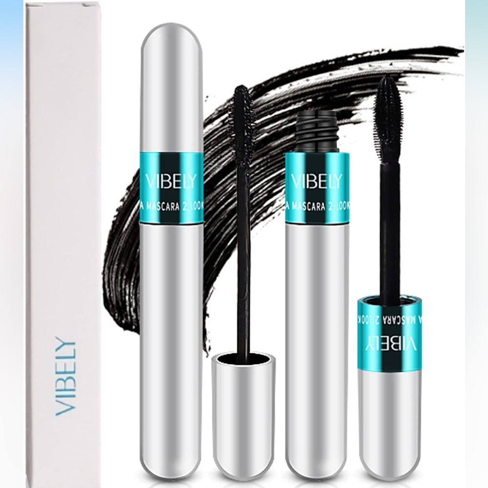 2 in 1 Mascara 5x Longer Waterproof Lash Cosmetic